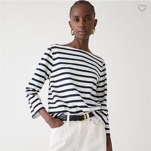 Jcrew striped mariner boatneck